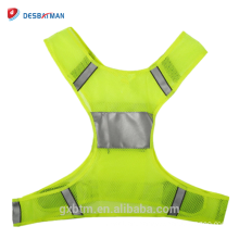 Night Running Walking Cycling Sport Safety Reflective Vest,360 Degree visibility Straps